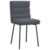 Vidaxl eetkamerstoelen 2 st fluweel donkergrijs