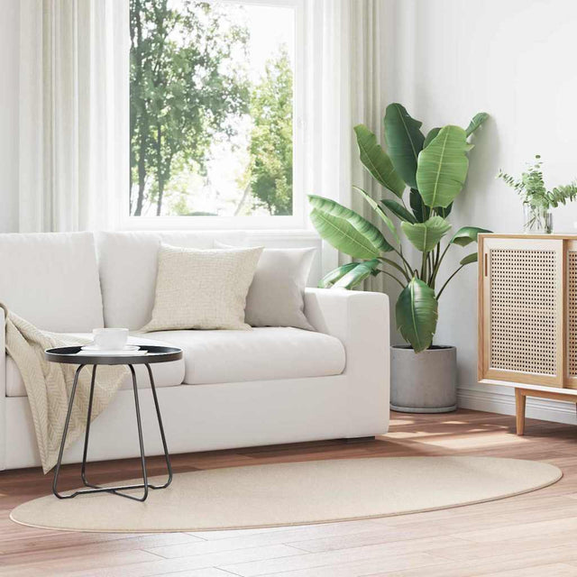 Vidaxl tapijt huarte beige 100 x 200 cm 100% polyester