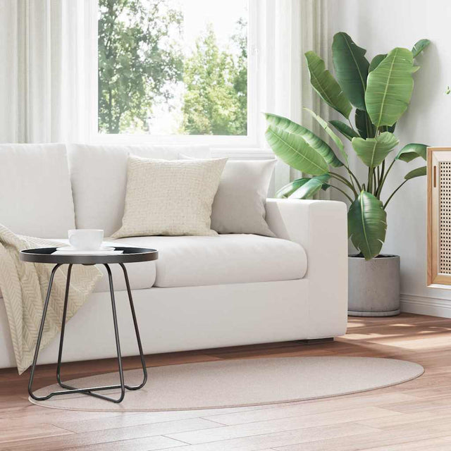 Vidaxl tapijt huarte zand 80 x 150 cm 100% polyester