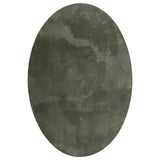 Vidaxl vloerkleden ovaal huarte bosgroen 140 x 200 cm 100% polyester