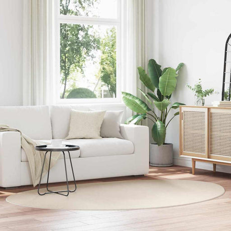 Vidaxl tapijt huarte beige 160 x 230 cm polyester