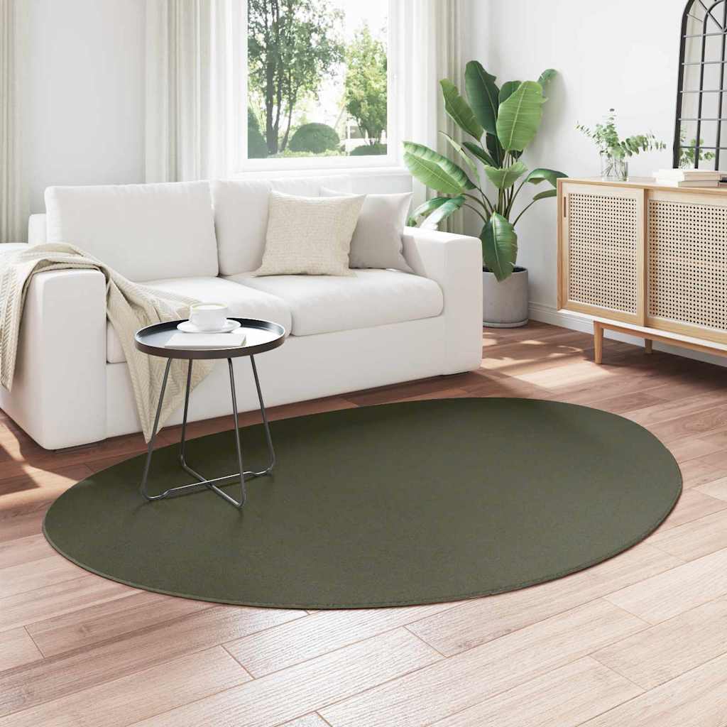 Vidaxl tapijt huarte bosgroen 140 x 200 cm polyester