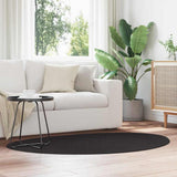 Vidaxl vloerkleden huarte zwart 120 x 170 cm polyester