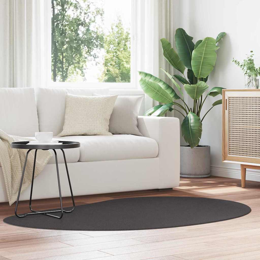 Vidaxl tapijt huarte antraciet 120 x 170 cm polyester