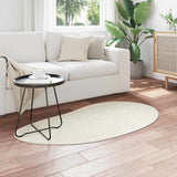 Vidaxl vloerkleden huarte crème 80 x 150 cm polyester