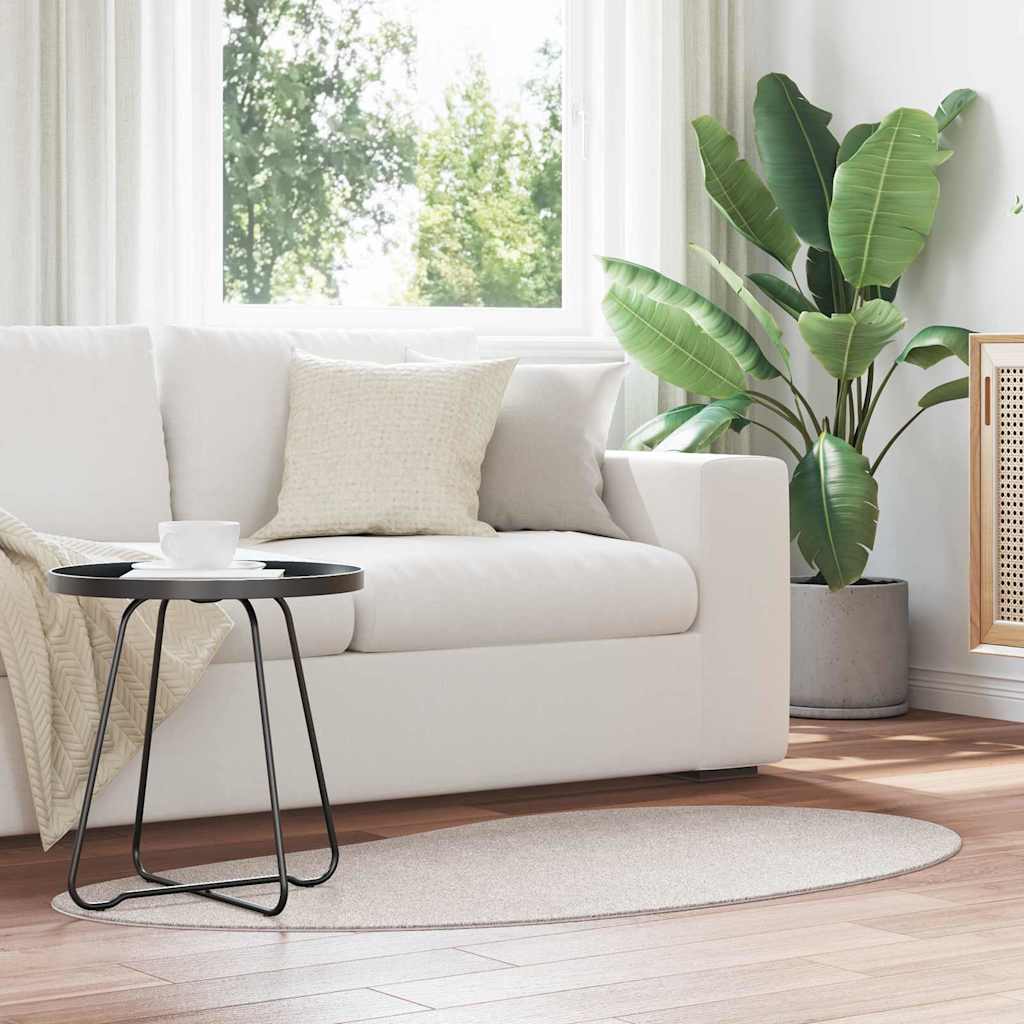Vidaxl vloerkleden huarte zand 80 x 150 cm polyester