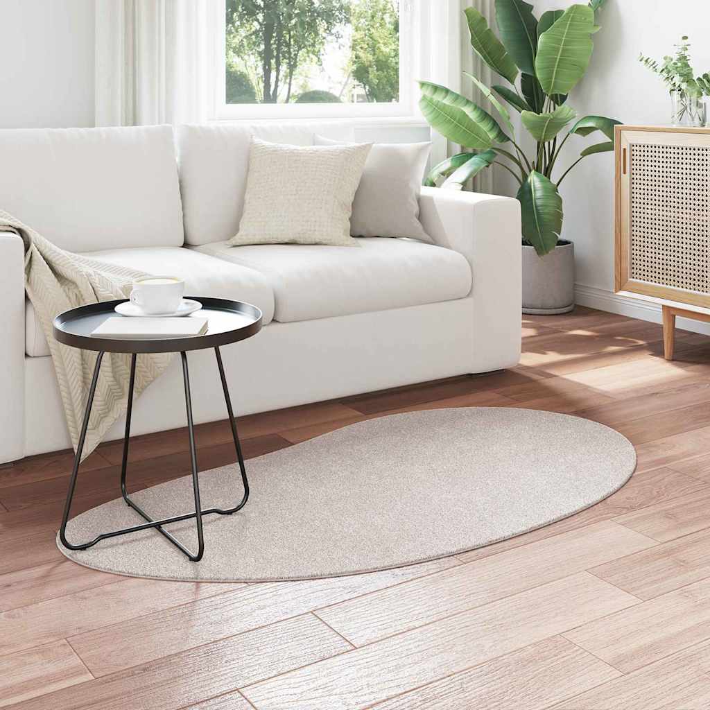 Vidaxl vloerkleden huarte zand 80 x 150 cm polyester