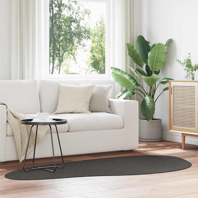 Vidaxl tapijt huarte antraciet 100 x 200 cm polyester