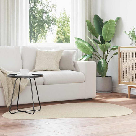 Vidaxl tapijt huarte beige 120 x 170 cm polyester