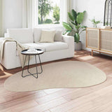 Vidaxl tapijt huarte beige 140 x 200 cm polyester
