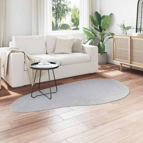 Vidaxl tapijt huarte grijs 100 x 200 cm polyester