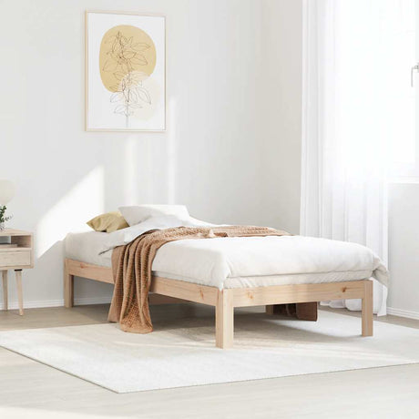 Vidaxl bedframe zonder matras massief grenenhout 90x200 cm