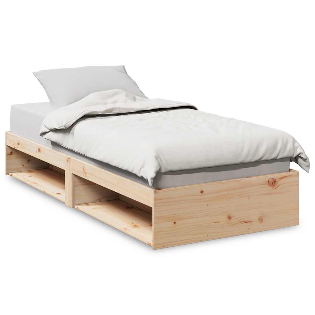 Vidaxl slaapbank zonder matras 90x200 cm massief grenenhout