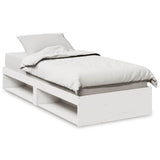 Vidaxl slaapbank zonder matras 75x190 cm massief grenenhout wit