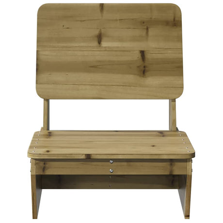 Vidaxl tuinstoel 60x64x70,5 cm geïmpregneerd grenenhout