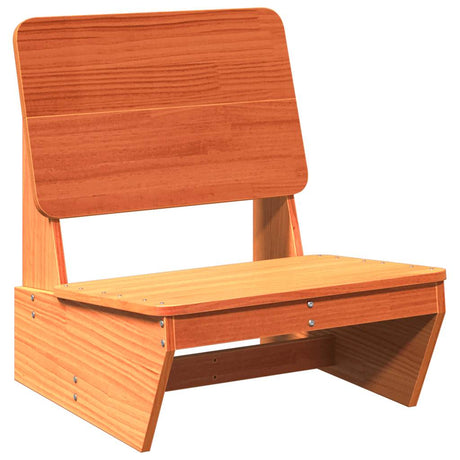 Vidaxl tuinstoelen 2 st 60x64x70,5 cm massief grenenhout wasbruin