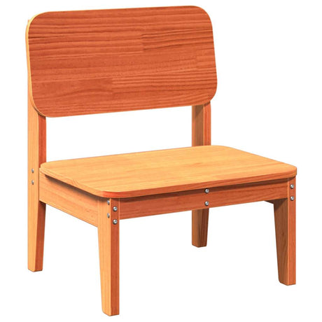Vidaxl tuinstoel 60x52,5x72 cm massief grenenhout wasbruin