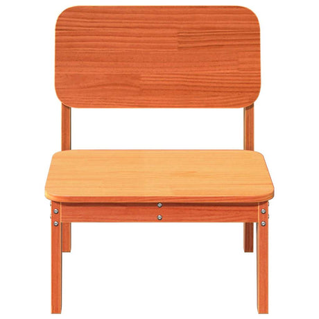Vidaxl tuinstoel 60x52,5x72 cm massief grenenhout wasbruin