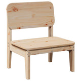 Vidaxl tuinstoelen 2 st 60x52,5x72 cm massief grenenhout