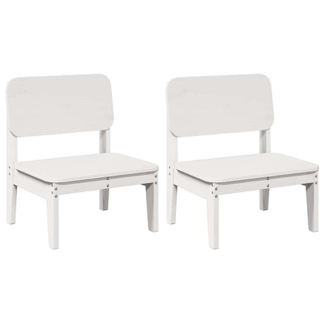 Vidaxl tuinstoelen 2 st 60x52,5x72 cm massief grenenhout wit
