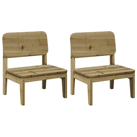 Vidaxl tuinstoelen 2 st 60x52,5x72 cm geïmpregneerd hout