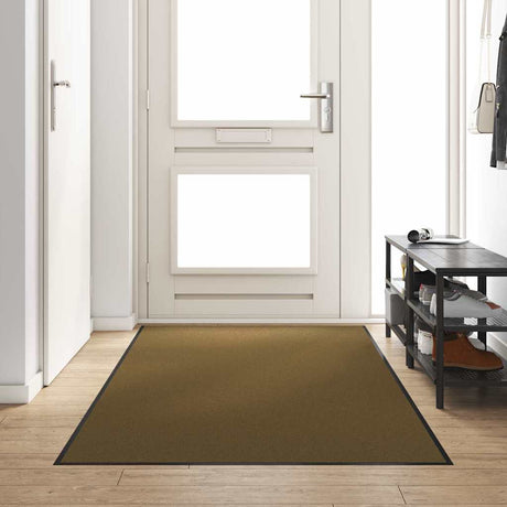 Vidaxl deurmat anders bruin en zwart 120 x 300 cm polyamide en pvc