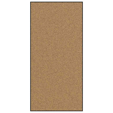 Vidaxl deurmat anders crème en zwart 120 x 250 cm polyamide en pvc