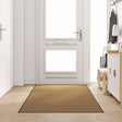 Vidaxl deurmat anders crème en zwart 120 x 300 cm polyamide en pvc