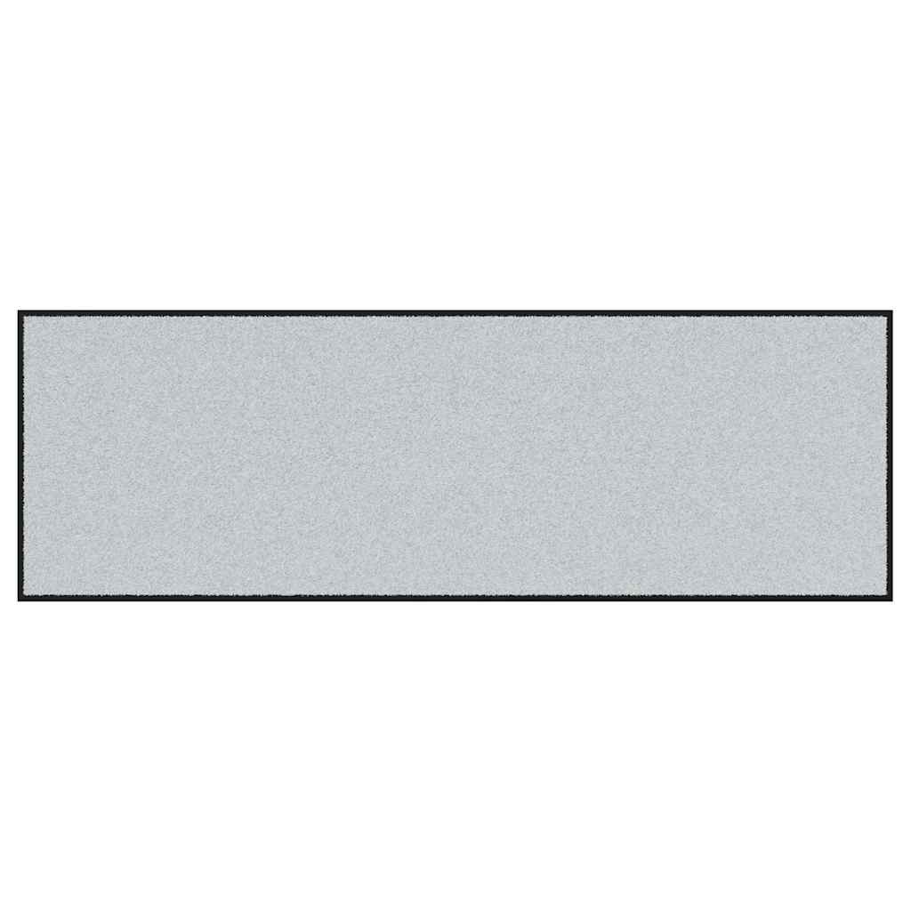 Vidaxl deurmat grijs en zwart 60 x 180 cm polypropyleen en vinyl