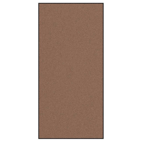 Vidaxl deurmat bruin en zwart 120 x 250 cm polypropyleen en vinyl