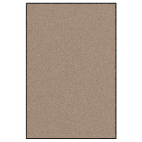 Vidaxl deurmat beige en zwart 120 x 180 cm polypropyleen en vinyl