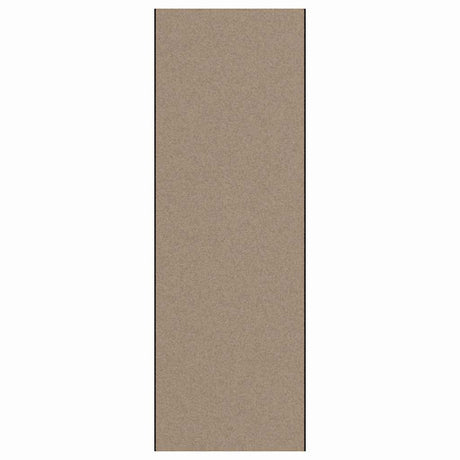 Vidaxl deurmat beige en zwart 120 x 350 cm polypropyleen en vinyl