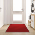 Vidaxl deurmat rood en zwart 120 x 300 cm 100% polyamide