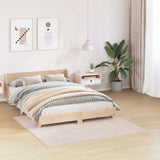 Vidaxl antislip shaggy tapijt crèmekleurig 160 x 160 cm pp