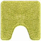 Vidaxl antislip badmat met toilet cut groen 50 x 50 cm pp