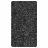 Vidaxl antislip badmat donkergrijs 70 x 120 cm pp