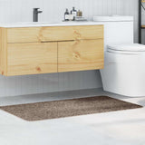 Vidaxl antislip badmat bruin 70 x 120 cm pp