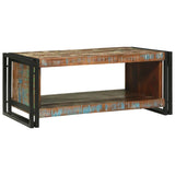 Vidaxl salontafel multikleur 90 x 50 x 38 cm massief gerecycled hout