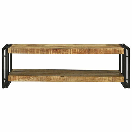 Vidaxl salontafel bruin 120 x 50 x 38 cm massief mango hout