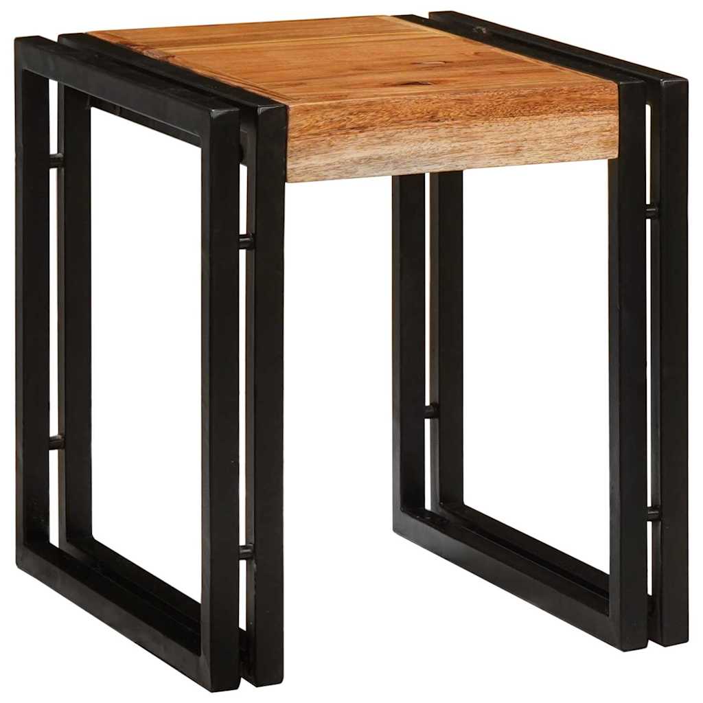Vidaxl nesttafel 3 st bruin en zwart 82 x 40 x 45 cm