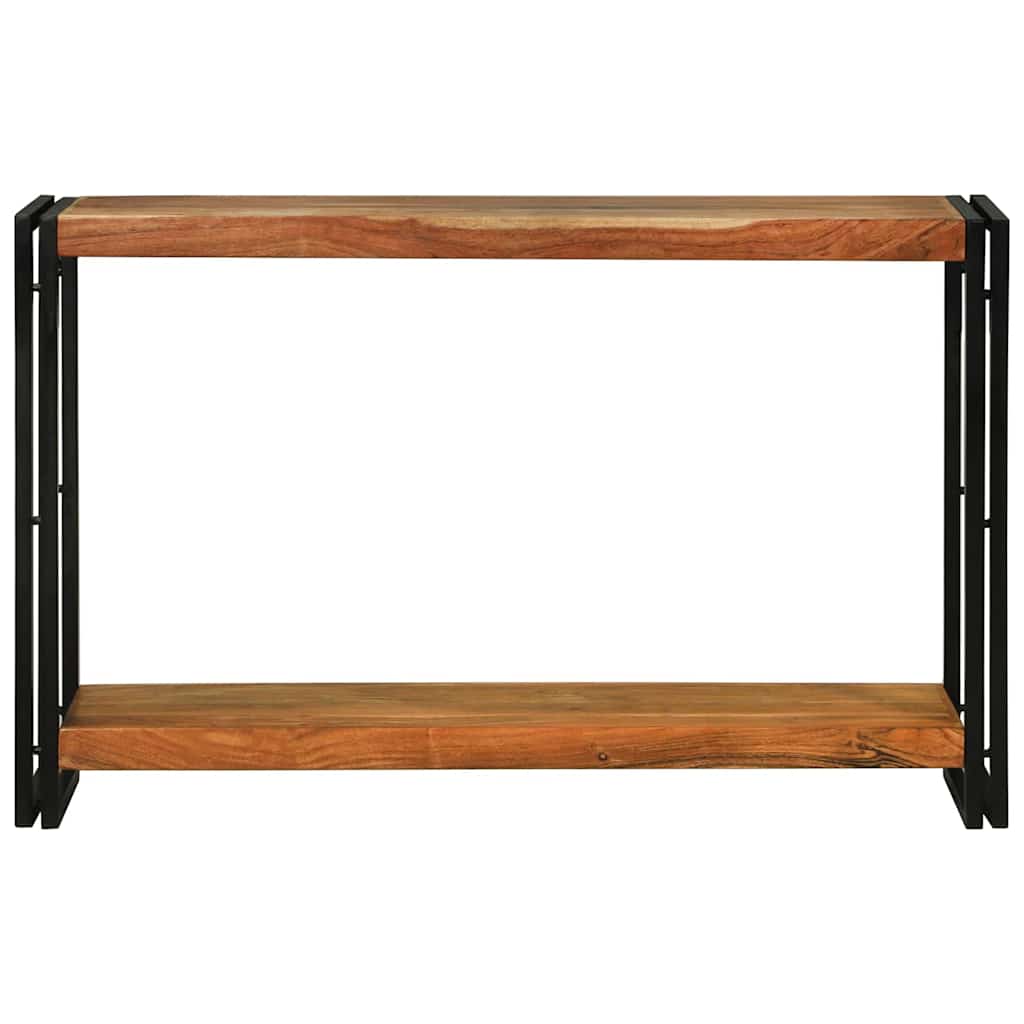 Vidaxl wandtafel met plank bruin 120 x 33 x 75 cm massief acaciahout