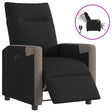 Vidaxl fauteuil verstelbaar elektrisch stof zwart