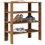 Vidaxx Schuhregal 61x32x70 cm fertiges Holz, altholzfarben