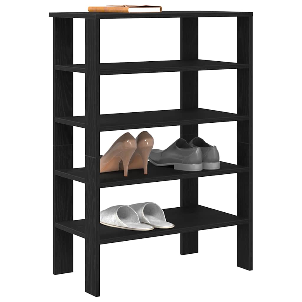 Vidaxx Schuhregal 61x32x87,5 cm lackiertes Holz schwarz