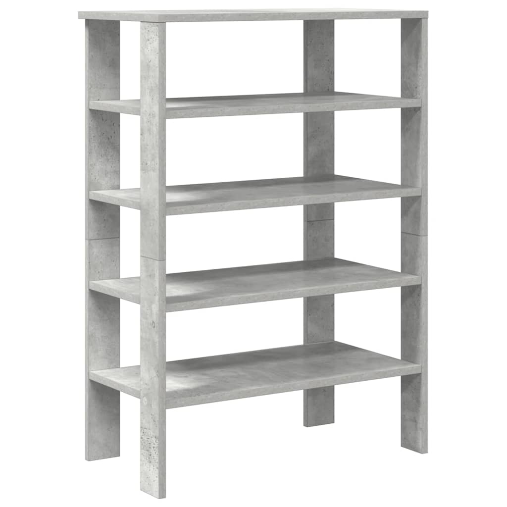 Vidaxx Schuhregal 61x32x87,5 cm Holzwerkstoff Betongrau