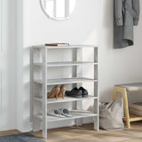 Vidaxx Schuhregal 61x32x87,5 cm Holzwerkstoff Betongrau
