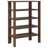 Vidaxx Schuhregal 61x32x87,5 cm, fertiges Holz, braune Eiche