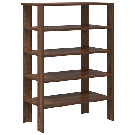Vidaxx Schuhregal 61x32x87,5 cm, fertiges Holz, braune Eiche