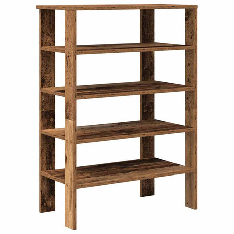 Vidaxx Schuhregal 61x32x87,5 cm verarbeitetes Holz, altholzfarben