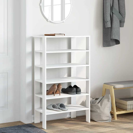 Vidaxx Schuhregal 61x32x105 cm lackiertes Holz weiß